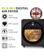 Tower T17051BLK Vortx Xl 14.5L 5-In-1 Digital Air Fryer Oven With Rotisserie Black