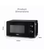 Tower T24044BLK 20 Litre 800W Manual Microwave Black