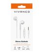 Vivanco 61741 Stero Earphones Tangle Free Cable / Microphone With Volume Control 