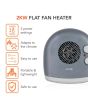 Warmlite WL44004DT 2000W Flat Fan Heater Dark Titanium