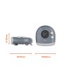 Warmlite WL44004DT 2000W Flat Fan Heater Dark Titanium
