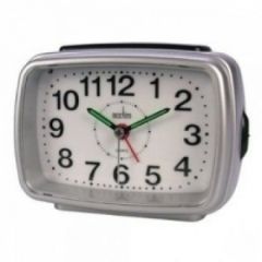 Acctim 13882 Titan 2 Alarm Clock Silver