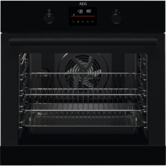Aeg BEX33501EB Built-In Electric Single Oven - Black - A Rated 72L