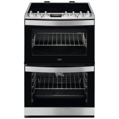 Aeg CCB6740ACM 60Cm Steambake Ceramic Electric Cooker With Double Oven