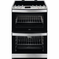 Aeg CIB6732ACM 60Cm Electric Cooker With Induction Hob - Stainless Steel - A/A Rated