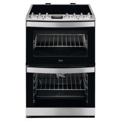 Aeg CIB6742ACM 60Cm Electric Cooker With Induction Hob - Stainless Steel - A/A Rated