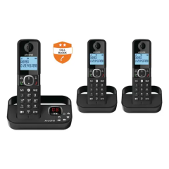 Alcatel AL3556 F860 DECT PHONE WITH VOICEMAIL TRIO