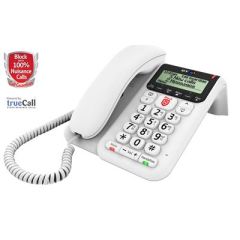 B.T 083154 Decor 2600 Corded Telephone With Answer Machine - White