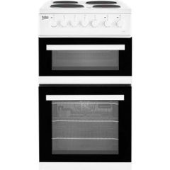 Beko EDP503W 50Cm Electric Double Oven With Grill Cooker - White