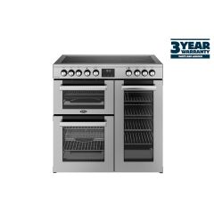 Belling 444411792 Rca Cookcentre 90E 90Cm Ceramic Range Cooker Stainless Steel A Rated