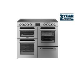 Belling 444411798 Rca Cookcentre 100E 100Cm Ceramic Range Cooker, Stainless Steel, A Rated