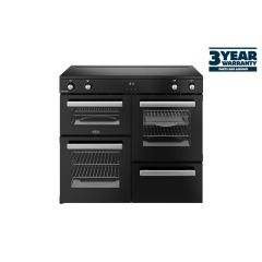 Belling 444411801 Rca Cookcentre 100Ei 100Cm Induction Range Cooker, Black, A Rated