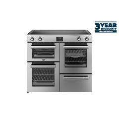Belling 444411802 Rca Cookcentre 100Ei 100Cm Induction Range Cooker, Stainless Steel, A Rated