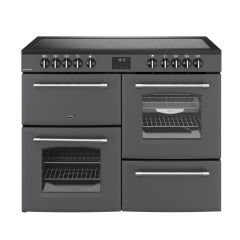 Belling 444411834 Farmhouse 110E 110Cm Wide Electric Range Cooker With Ceramic Hob - Anthracite - A/
