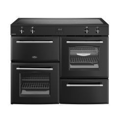 Belling 444411841 Farmhouse 110Ei 110Cm Wide Electric Range Cooker With Induction Hob - Black - A/A 