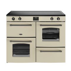 Belling 444411842 Farmhouse 110Ei 110Cm Wide Electric Range Cooker With Induction Hob - Cream - A/A 