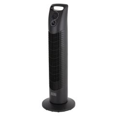Black + Decker BXFT50002GB 30 Inch Tower Fan With 2 Hour Timer In Black