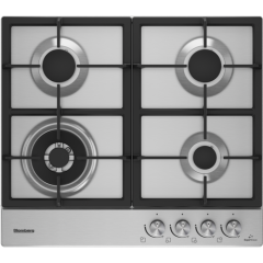 Blomberg GEN73415E 60Cm Gas Front Controls Cast Iron Pan Support