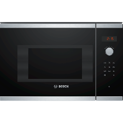 Bosch BFL523MS0B Built-In Microwave - Stainless Steel / Black