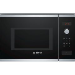 Bosch BFL553MS0B Built-In Microwave - Stainless Steel / Black