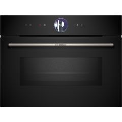 Bosch CMG7761B1B Built-In Compact Oven With Microwave Function, Black