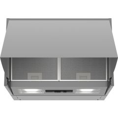 Bosch DEM66AC00B Integrated Cooker Hood, 60 Cm, Silver