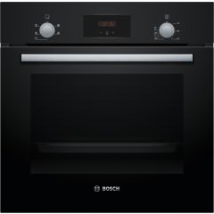 Bosch HHF113BA0B  Built In Electric Single Oven With 3D Hot Air - Black