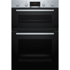 Bosch MHA133BR0B Built In Electric Double Oven - Stainless Steel - A/B Rated