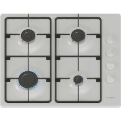 Bosch PBP6B2K60 60Cm 4 Burner Gas Hob - White
