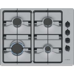 Bosch PBP6B5K60 Gas Hob, 60 Cm, Stainless Steel