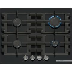 Bosch PNP6B6K40 60Cm 4 Burner Gas Hob - Black