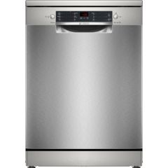 Bosch SMS26AI08G Free-Standing Dishwasher, 60 Cm, Brushed Steel Anti-Fingerprint