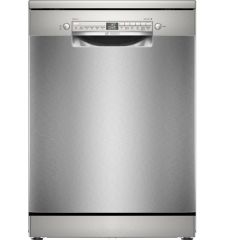 Bosch SMS2HVI67G Free-Standing Dishwasher, 60 Cm, Brushed Steel Anti-Fingerprint