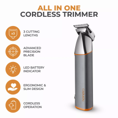 Carmen C81205ORG Titan 4 In 1 Multi-Groomer Set