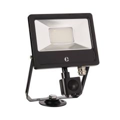 Collingwood FL03BPCS 30W Colour Switchable Floodlight Ip65 Black With Pir