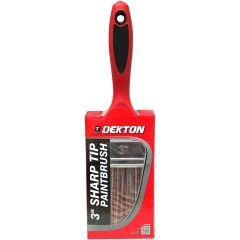 Dekton DT95826 3" Paint Brush Sharp Tip Decorating Wall Fence