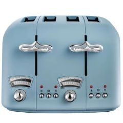 Delonghi CT04AZ 4 Slice Argento Toaster Blue