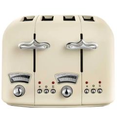 Delonghi CT04BG 4 Slice Argento Toaster Beige