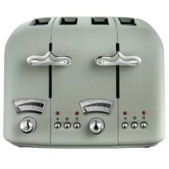 Delonghi CT04.GR 4 Slice Argento Toaster Green