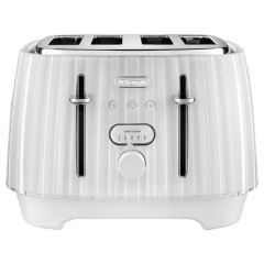 Delonghi CTD4003.W-MAX 4 Slice Ballerina Toaster White
