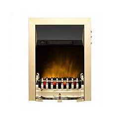 Dimplex BAL20BR 2Kw Led Optiflame Inset Fire Coal Effect Brass