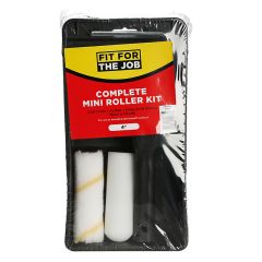 Fit For the Job FRKT003 4 Inch Mini Roller Kit For Emulsion And Gloss Paint