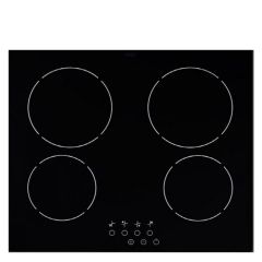 Haden HIH60B4 60Cm Induction Hob With 4 Boosters, Black