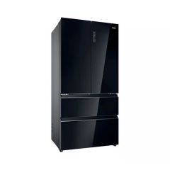 Haier HFR79F19DFGB No Frost Multi-Door Fridge Freezer - Glass Inox Look