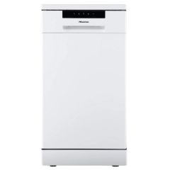 Hisense HS523E15WUK Slimline Dishwasher - White - 10 Place Settings