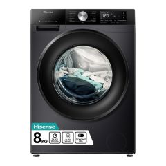 Hisense WF3S8043BB3 8Kg 1400 Spin Washing Machine - Black