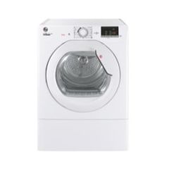 Hoover HLEV10DG-80 10Kg Vented Tumble Dryer With Clear See Through Door. Wi-Fi, Sensor Dry. 14 Progr
