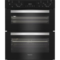 Hotpoint DUH10DB Built Under Electric Fan Double Oven - Black