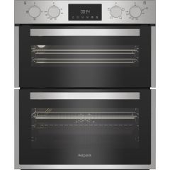 Hotpoint DUH10DIX Built Under Electric Fan Double Oven - Stainless Steel