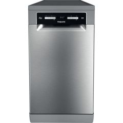 Hotpoint HSFO3T223WXUKN Slimline Dishwasher - Stainless Steel Effect - E Rated
